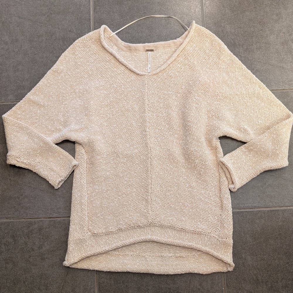 Free People Knit V-Neck Sweater - Picture 2 of 5